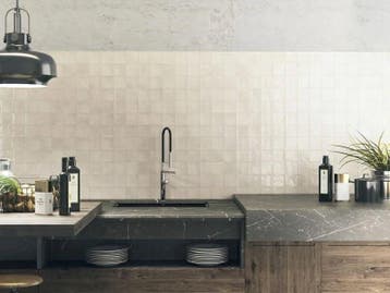Wandtegel Ragno Zellige Handvorm Beige 10x10 (Muurtegels), Doe-het-zelf en Bouw, Tegels, Nieuw, Minder dan 20 cm, 10 m² of meer