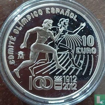 Spanje 10 euro 2012 (PROOF) Eeuwfeest van het Spaans Oly..., Postzegels en Munten, Munten | Europa | Euromunten, Verzenden, Goud