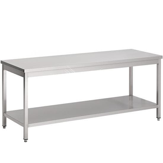 Rvs woktafel met bodemschap 2800x500x600 mm, Zakelijke goederen, Horeca | Meubilair en Inrichting, Nieuw in verpakking, Verzenden