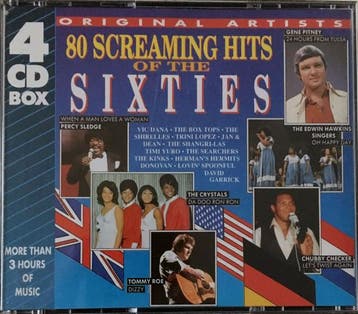 Various - 80 Screaming Hits Of The Sixties, Verzenden, Gebruikt