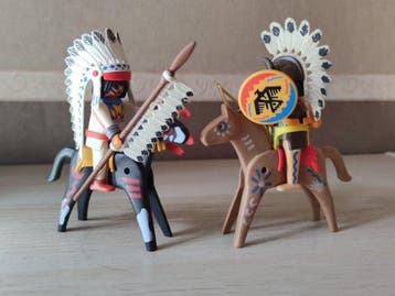Playmobil - Western - Playmobil Indiens et canoës Playmobil