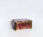 Vintage luxury rhodonite jewelry box - USSR - Sieradendoos -