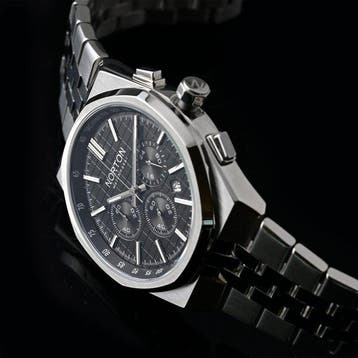 Norton - Venezia - Chronograph 100M - Quadrante Guilloché, Nieuw