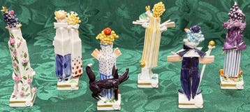 Meissen - Beeldje - Peter Strang Figures (6) - Hard-paste