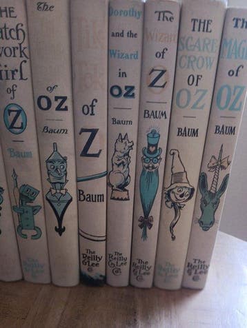 Frank Baum - Complete Oz Books - Full Set of 14 White