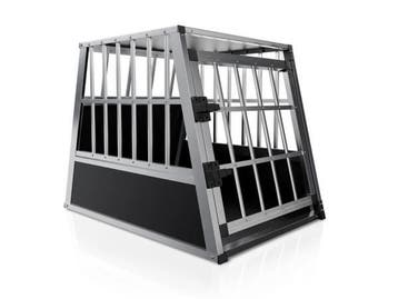 Veiling - Hondentransportbox aluminium L 66 x 91 x 71 cm, Dieren en Toebehoren, Nieuw
