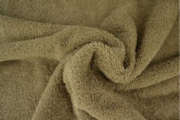 10 meter badstof taupe - 150cm breed, Overige kleuren, Verzenden, 120 cm of meer, Katoen
