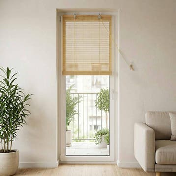 vidaXL Rolgordijn Naturel 50 x 220 cm Bamboe, Verzenden