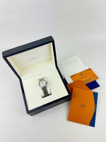 Ebel - Date - White Dial - 29 mm - Ladies - Zonder, Handtassen en Accessoires, Horloges | Heren, Nieuw