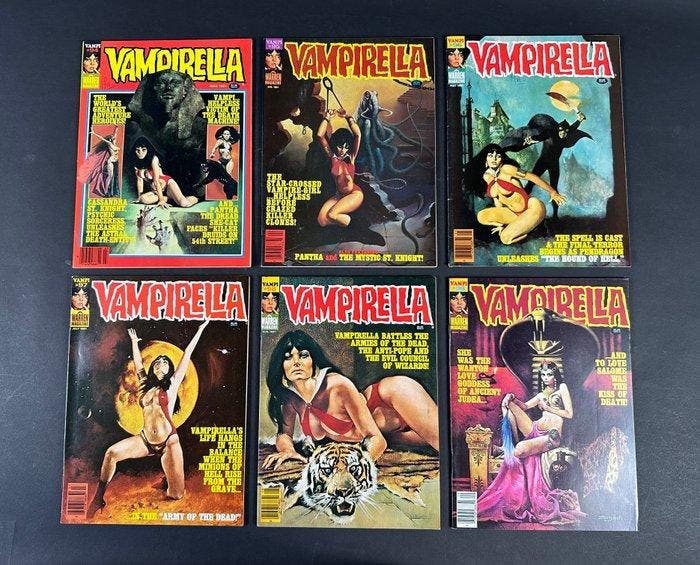 Vampirella nn. 94/99 - 6 Album - EO - 1981, Livres, BD | Comics