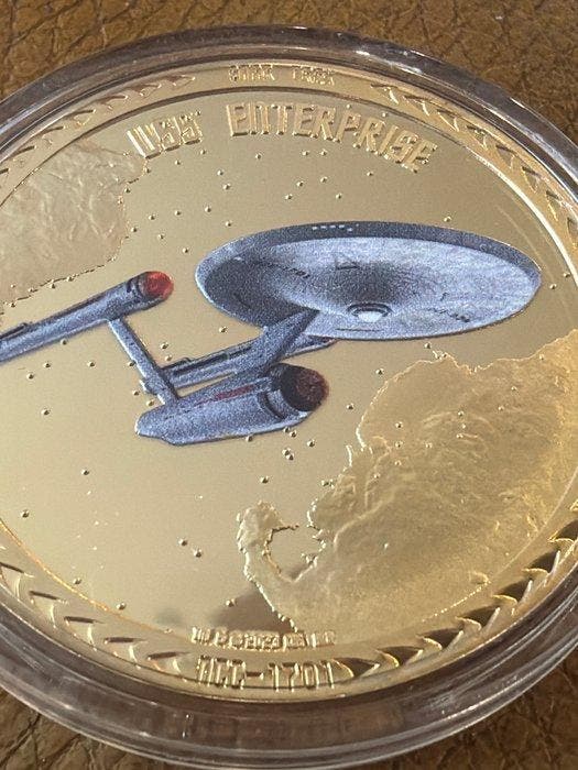 Samoa. 1/2 Dollar 2023 Star Trek - USS Enterprise - 37g, Postzegels en Munten, Munten | Europa | Niet-Euromunten