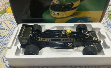 Minichamps 1:18 - Modelauto - Ayrton Senna lotus renault 98T, Nieuw