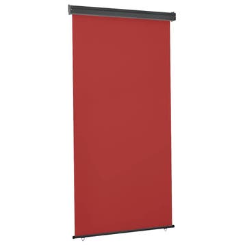 vidaXL Balkonscherm 125x250 cm rood, Verzenden, Nieuw