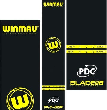 2dekans | Winmau Pro Zone Essential PVC dartmat, Ophalen of Verzenden, Nieuw