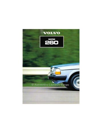 1981 VOLVO 260 SERIE BROCHURE NEDERLANDS, Ophalen of Verzenden