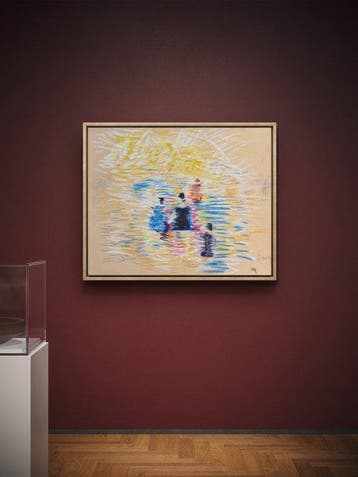 René Mels (1909-1977) - Composition abstraite aquatique au