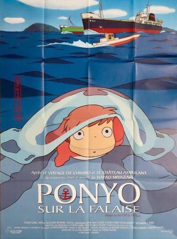 Hayao Miyazaki - Ponyo - Ponyo on the Cliff by the Sea