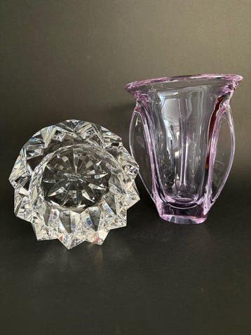 Sevres - Vaas - Kristal - Met asbak en lege vakken, Antiek en Kunst