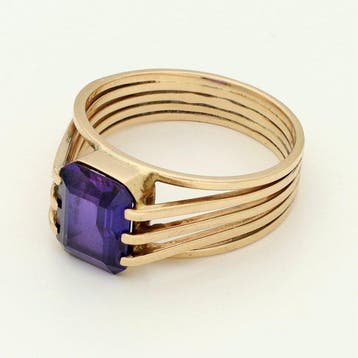 Bague - 14 carats Or jaune, Nieuw