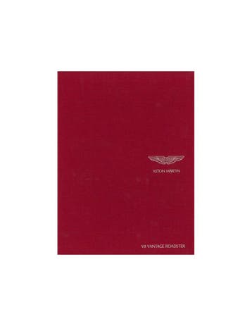 2007 ASTON MARTIN V8 VANTAGE ROADSTER HARDCOVER BROCHURE, Nieuw
