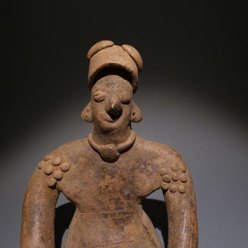 Colima, Westkust van Mexico Terracotta Zittende figuur. 13, Verzamelen