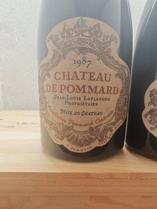 1987 & 2011 Chateau de Pommard - Pommard - 2 Flessen (0.75, Verzamelen, Wijnen