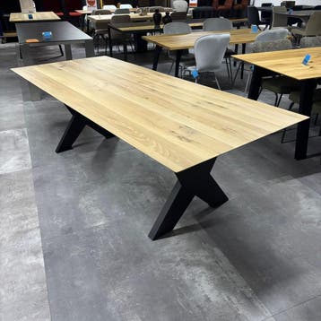 bert plantagie Eettafel Virginia - Ongebruikt, Verzenden, Zo goed als nieuw, Eikenhout, 200 cm of meer
