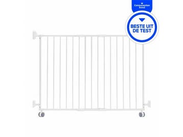 SafetyThings Traphekje - Uitschuifbaar - 80 - 130 cm - Op, Kinderen en Baby's, Traphekjes, Verzenden, Zo goed als nieuw
