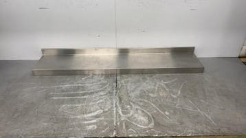 RVS Wandschap Schap 241 x 46 x 10 cm Horeca, Ophalen of Verzenden, Nieuw in verpakking