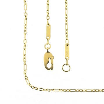 Carrera y Carrera gouden fantasie/anker schakelketting, Ophalen of Verzenden, Gebruikt, Goud, Goud
