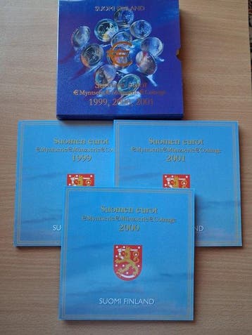 Finland. Year Set (BU) 1999/2003 (5 sets) (Zonder
