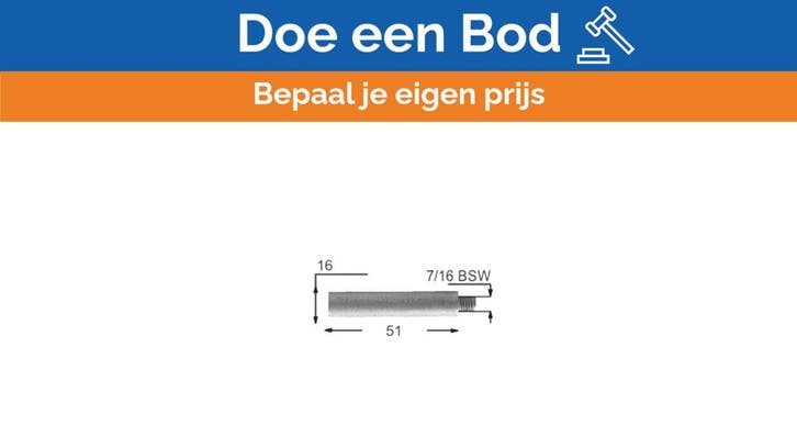 Bieden: High-Quality Zinc Anode for Marine Engine Cooling S, Watersport en Boten, Bootonderdelen, Ophalen of Verzenden