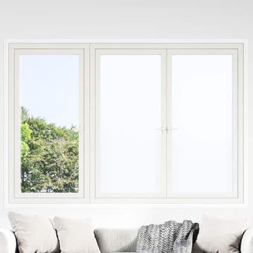 vidaXL Statisch raamfolie Frosted Wit 60 x 1000 cm PVC, Verzenden