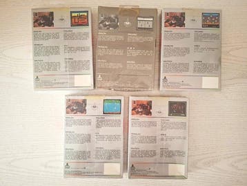 Atari - Lotto di 5 giochi - Videogame - In originele, Games en Spelcomputers, Nieuw