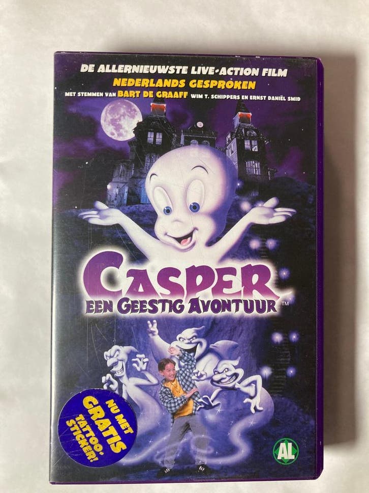 CASPER EEN GEESTIG AVONTUUR (VHS), CD & DVD, VHS | Film
