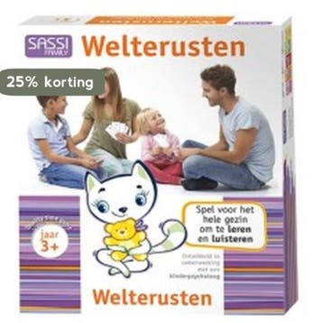 Sassi family - Welterusten jaar 3+ 9789461886330, Verzenden, Gelezen