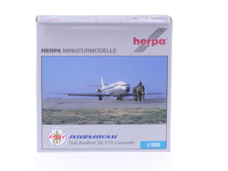 Schaal 1:500 Herpa 505260 Thai International Sud Aviation..., Hobby & Loisirs créatifs, Modélisme | Avions & Hélicoptères, Enlèvement ou Envoi
