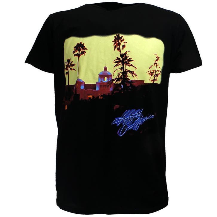 The Eagles Hotel California T-Shirt - Officiële Merchandise, Kleding | Heren, T-shirts