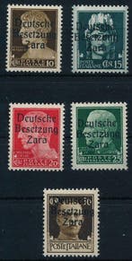 Duitse Rijk - Bezetting van Zara 1943 - Italiaanse, Gestempeld