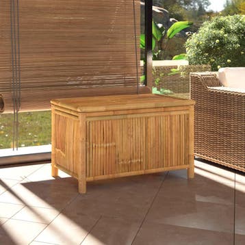 vidaXL Tuinbox 90x52x55 cm bamboe, Verzenden, Nieuw