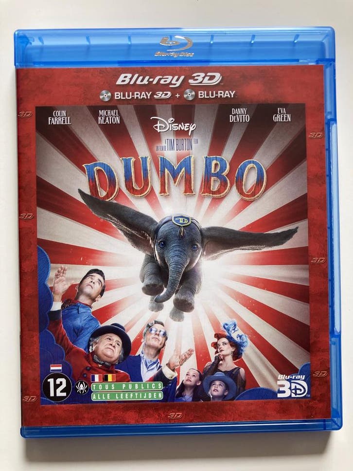 DUMBO (2019) (IMPORT WITH PARTIAL DUTCH SUBS) (3D + 2D), Cd's en Dvd's, Blu-ray, Gebruikt
