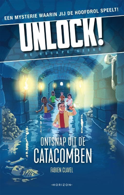 Ontsnap uit de catacomben / Unlock / 1 9789464100983, Livres, Livres pour enfants | Jeunesse | 10 à 12 ans, Envoi