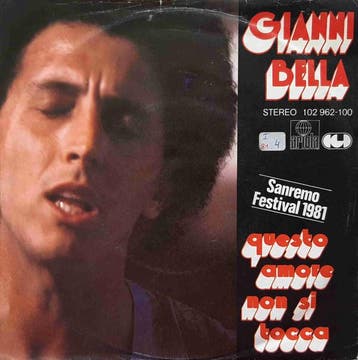Gianni Bella - Questo Amore Non Si Tocca, Verzenden