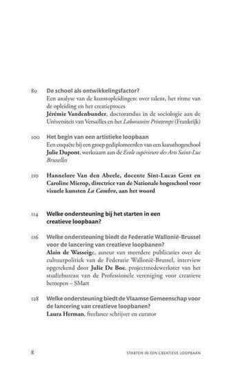 Starten in een creatieve loopbaan 9789401415484 SMart, Boeken, Verzenden, Gelezen, SMart