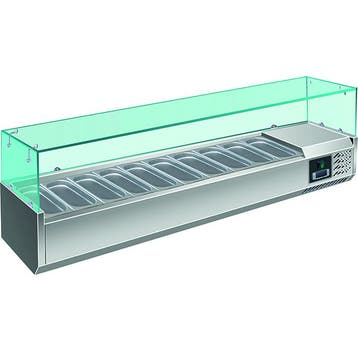 SARO Gekoelde opzetvitrine - EVRX 2000/330, Verzenden