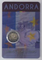 2 € commémorative Andorre Andorra 2 Euro 2015 25 Jahre Zo, Verzenden, België