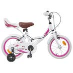 vidaXL Kinderfiets 14 Inch voor 3-5 jaar oud Wit, Fietsen en Brommers, Fietsen | Racefietsen, Verzenden, Nieuw