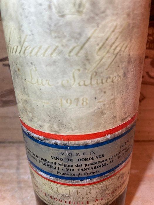 1978 Chateau dYquem - Sauternes Sauternes - Fles (0,75, Verzamelen, Wijnen