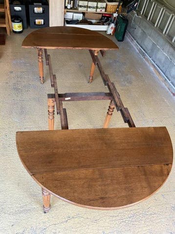 Tafel - Eik - Ronde tafel van eikenhout