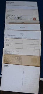Collectie van memorabilia - ansichtkaart